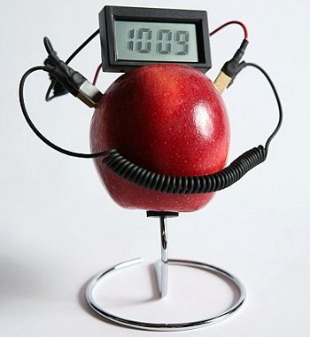Fruit Powered Clock